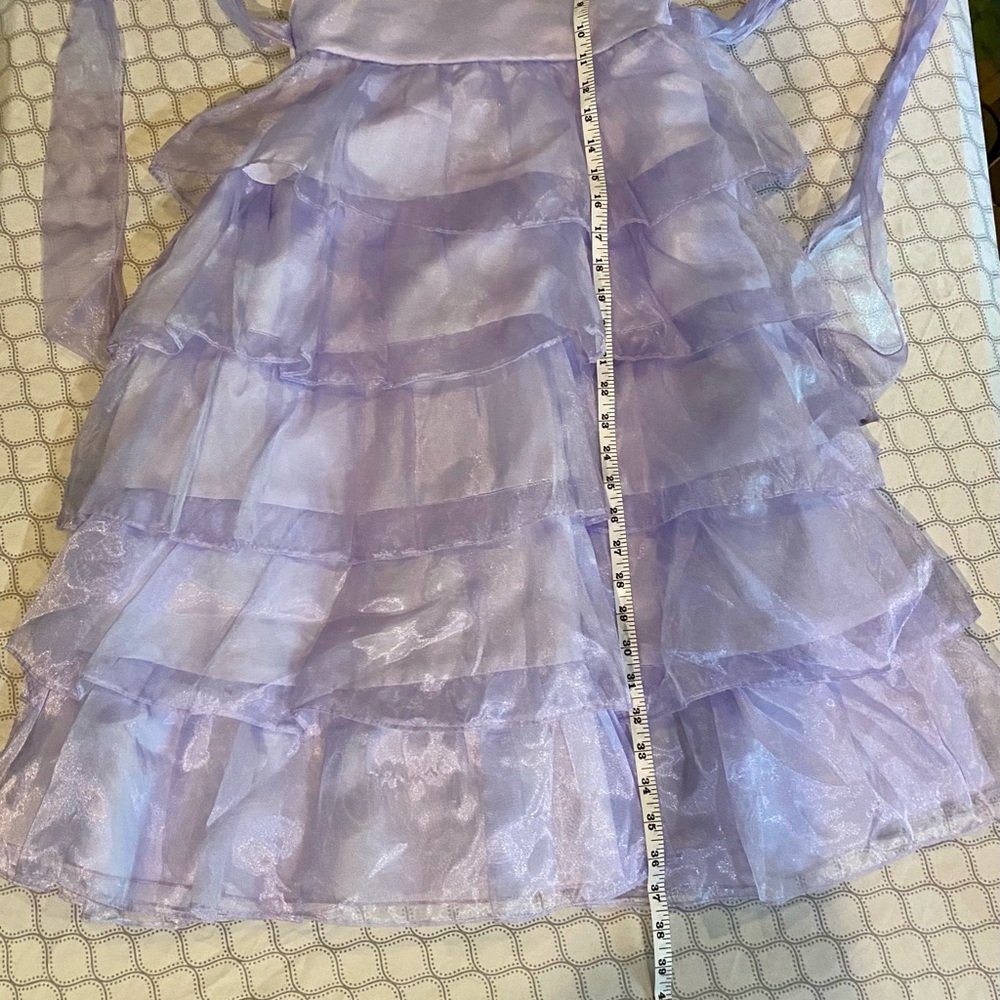 Crayon Kids white and Lavender dress girls 7/8
